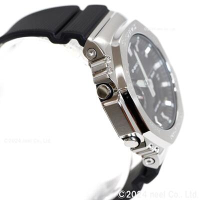 Pre-owned Casio G-shock Gbm-2100-1ajf Men Watch Metal Case Bluetooth Analog Digital