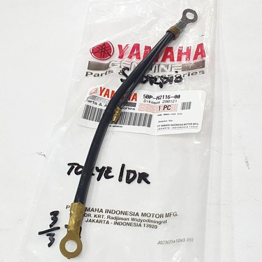 Genuine Yamaha Scorpio ZSX4 SX225 2001-2014 Battery Wire Minus Lead 5BP-H2116-00