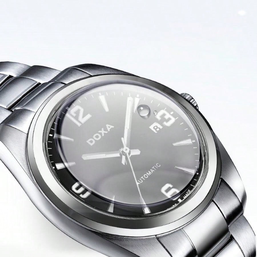 Pre-owned Doxa Automatic Mechanical Watch Waterproof 5bar Men's Business Watch D205sbk