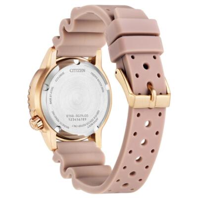 Pre-owned Citizen Promaster Eo2023-00a Women Watch Marine Eco-drive Solar Diver 200ｍ