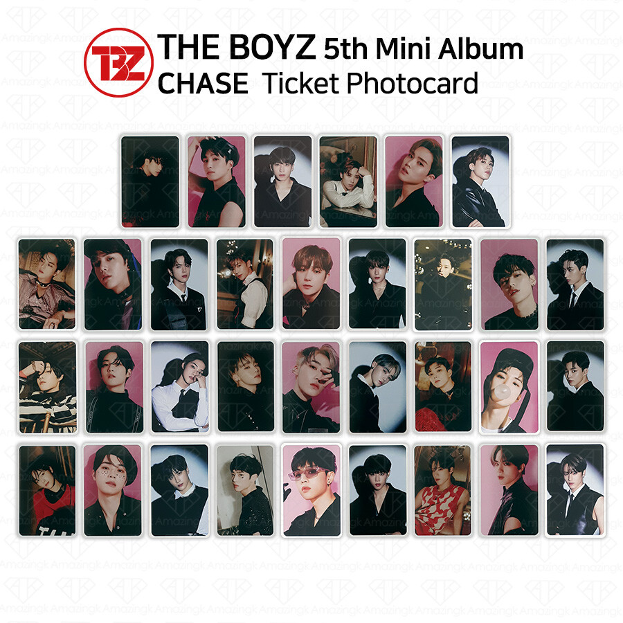 THE BOYZ キュー heart to heart level 7 トレカ THE BOYZ 5th Mini Album Chase Official Ticket Photocard