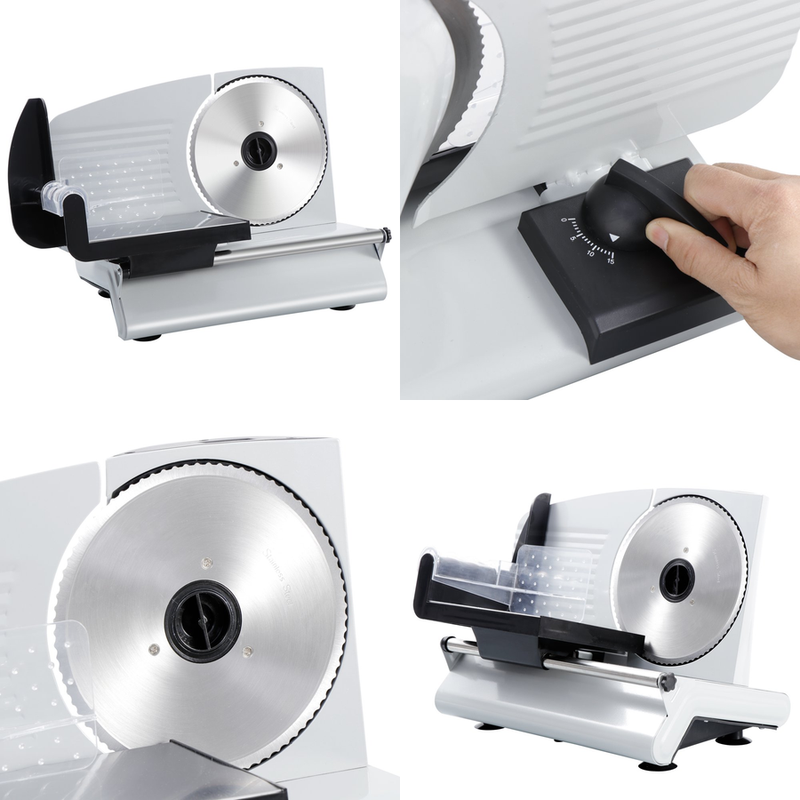 BEST Electric Food Meat Home Deli Slicer Stainless Steel Bla