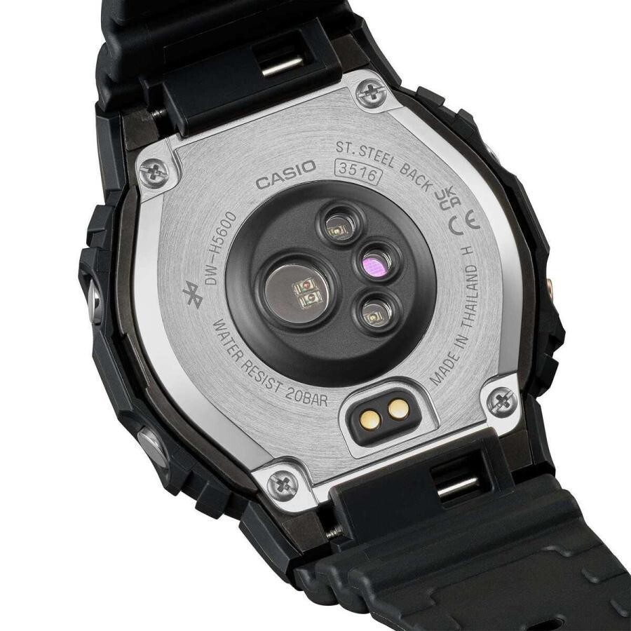 Pre-owned Casio G-shock Dw-h5600mb-1jr G-squad Gps Solar Usb Charging Watch Bluetooth .