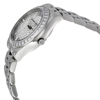 MICHAEL KORS MICHAEL KORS KILEY SILVER TONE CRYSTALS GLITZ PAVE,S/STEEL,SMALL WATCH-MK6144
