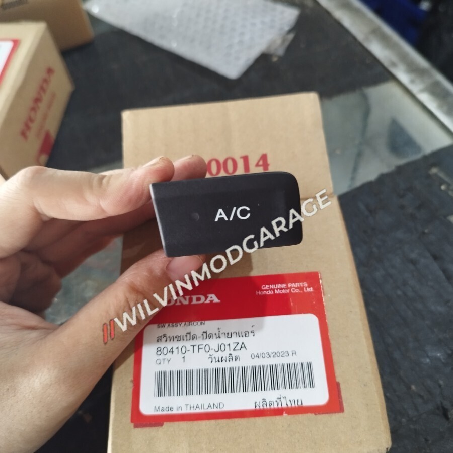 Genuine Switch Assy A/C On Off 2008-2013 Honda Jazz Fit GE 80410-TF0-J01ZA OEM