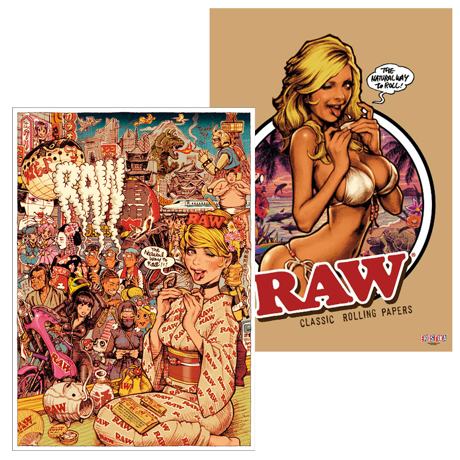 ポスター FLAVORS x Rockin'Jelly Bean screen print FLAVORS x Rockin'Jelly Bean Screen Print フレーバーズ