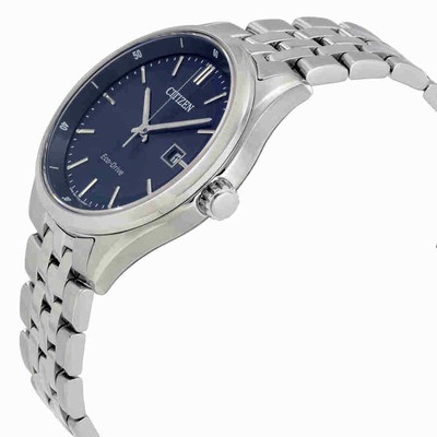 Pre-owned Citizen Men's Bracelet Blue Dial Eco-drive Watch Bm7251-53l