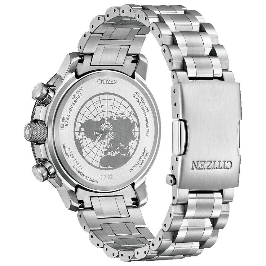 Pre-owned Citizen Promaster By3006-53e Sky Series Geo Trekker Eco Drive Men's Watch