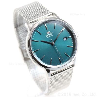 Pre-owned Orient Watch Rn-ac0e06e Contemporary Basic Concept Mesh