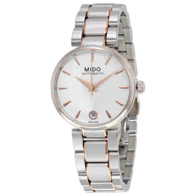 Mido Baroncelli II Автоматические Женские Часы с Серебряным Циферблатом M022.207.22.031.11
