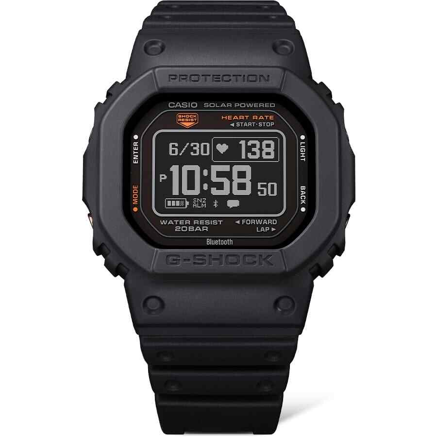 Pre-owned Casio Psl  G-shock Dw-h5600-1jr G-squad Bluetooth Gps Solar Usb Charging Watch