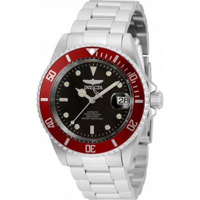 Мужские часы Invicta Pro Diver с черным циферблатом 35695