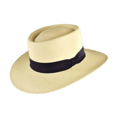 Jaxon Hats Cuenca Panama Straw Gambler Hat | eBay