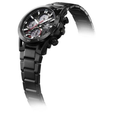 Pre-owned Casio Edifice Sospensione Efs-s640ydc-1ajf Men Watch Chronograph Solar Carbon