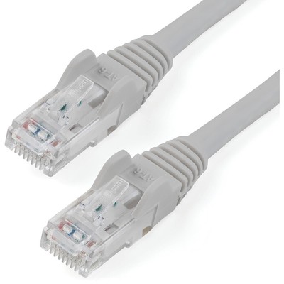StarTech 100 ft Cat6 Snagless UTP Network Patch Cable Gray N6PATCH100GR