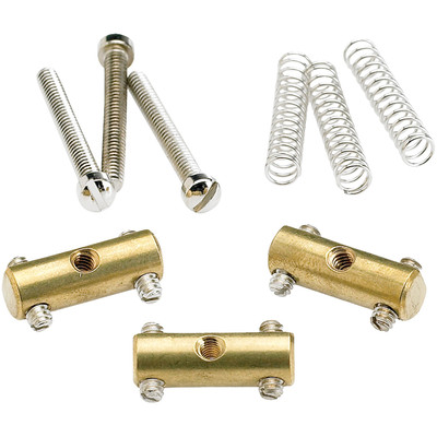 Genuine Fender Pure Vintage Telecaster Saddles, Set of 3 - 099-0843-000