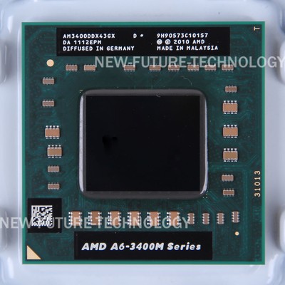 AMD A6-Series A6-3400M (AM3400DDX43GX) CPU 1.4GHz 1MB Processor Socket FS1