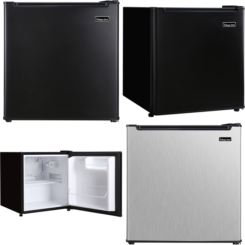 Refrigerator Compact Energy Star 1.7 Cu Ft Black Stainless Steel New