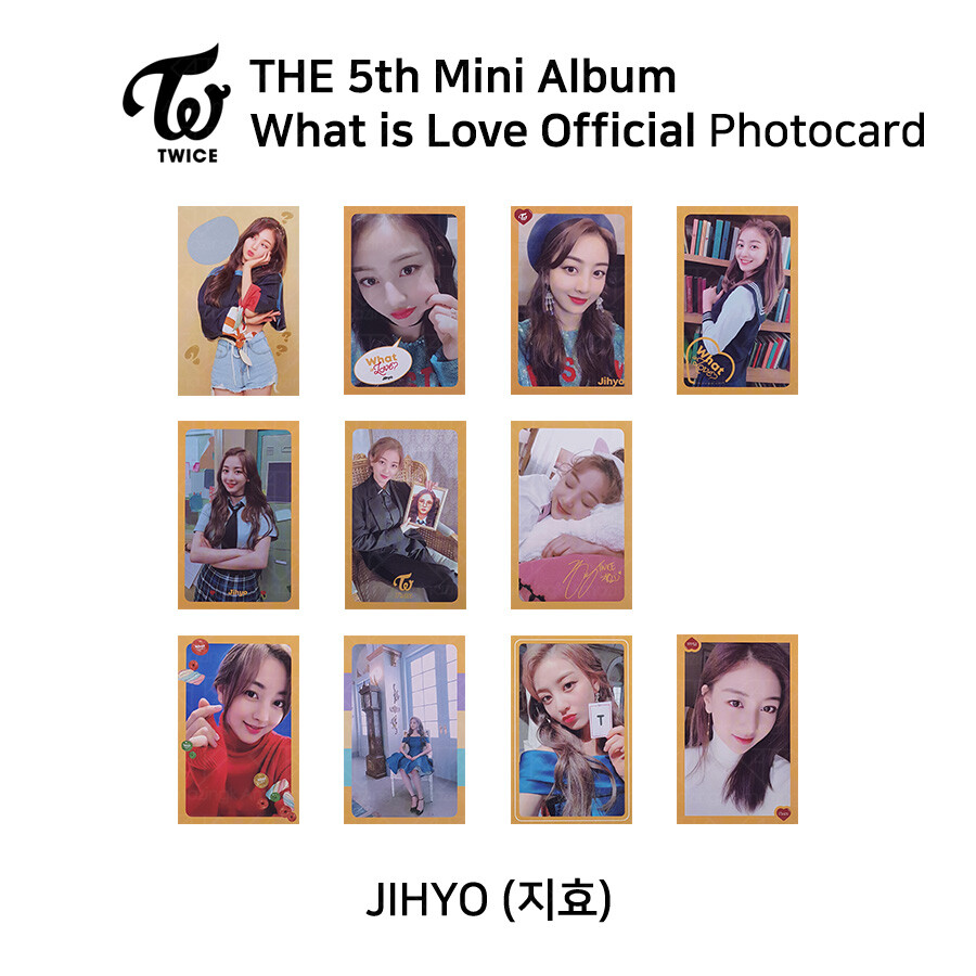 K-POP・アジア TWICE WHAT IS LOVE MV ALBUM PC SET TWICE 5th Album What is Love PreOrder Official Photocard