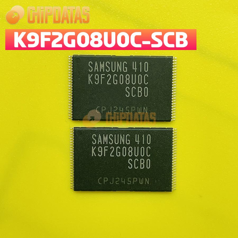 2PCS New SAMSUNG K9F2G08U0C-SCB0 TSOP-48 FLASH MEMORY