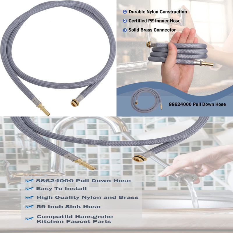 Hansgrohe 88624000 Pulldown Kitchen Faucet Hose Kitchenfaucet