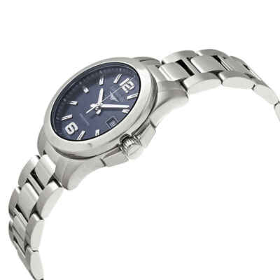 Pre-owned Longines Conquest Sunray Blue Dial Ladies Watch L3.376.4.96.6