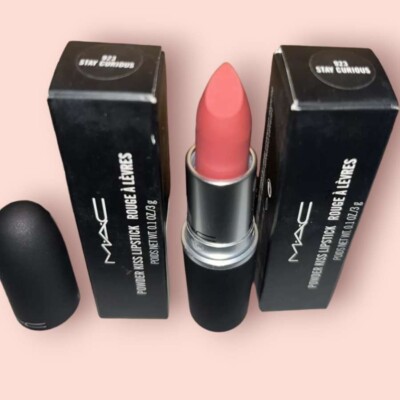 2x MAC Poweder Kiss Lipstick *STAY CURIOUS* / .10 oz / New in Box