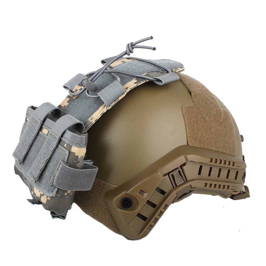 Tactical Helmet Cover Helmet Battery Counterweight Bag Pouch Hunting Helmet Case