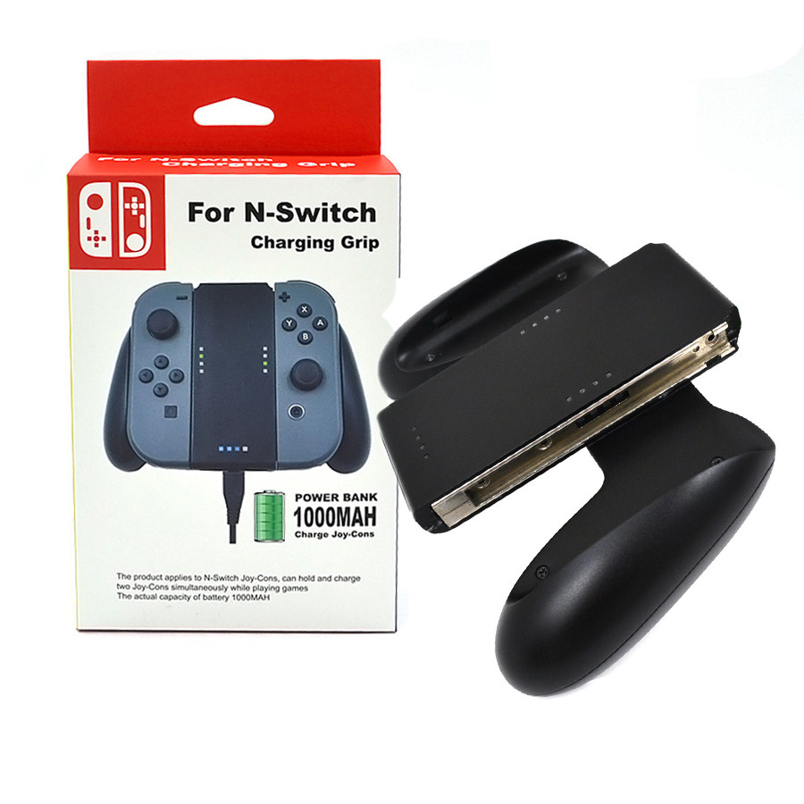 Grip Di Ricarica Con Batteria 1000mah Per Controller Joy-Con Nintendo Switch mar
