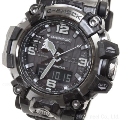 Pre-owned Casio G-shock Gwg-2000-1a1jf Black Red Carbon Mudmaster Men's Wrist Watch