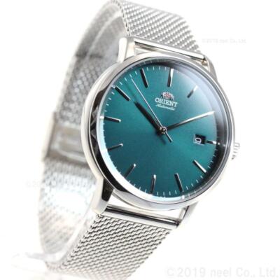 Pre-owned Orient Watch Rn-ac0e06e Contemporary Basic Concept Mesh