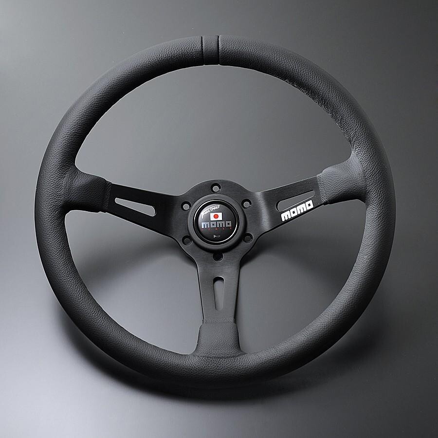 momo MOMO Steering Wheel Full Speed 348mm Deep 90mm Leather Japan