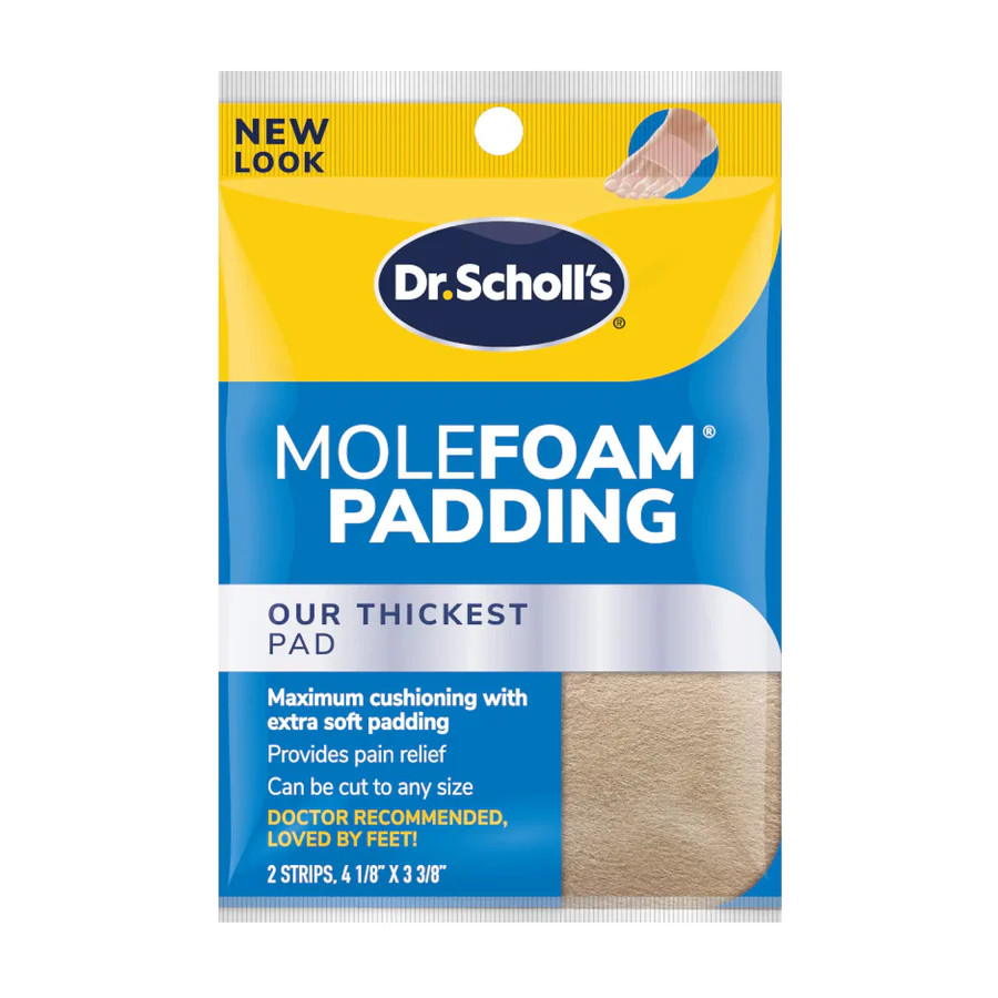 Dr. Scholl's Molefoam Padding Extra Soft Dual Layer Callus & Corn 2 Ct 12PK