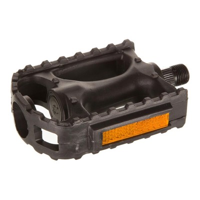EVO Swivel Resin Pedals Body: Resin, Spindle: Steel, 1/2'', Black, Pair