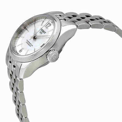 Pre-owned Tissot T-classic Ballade Automatic Mop Dial Ladies Watch T108.208.11.117.00