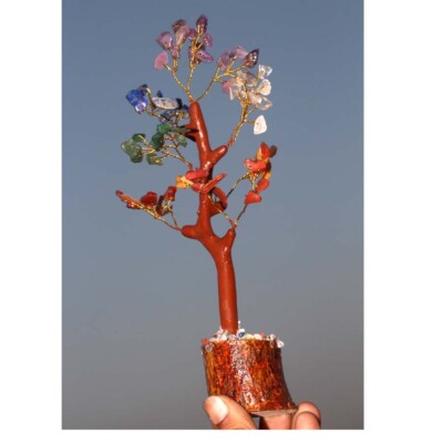 Tree of Life Prosperity Home D?cor Feng Shui Natural Gemstones Gift