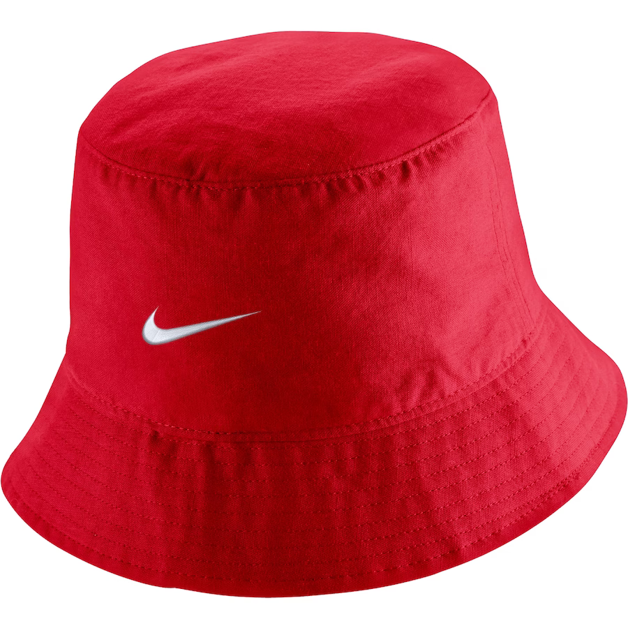 NEW Nike Paris Saint-Germain Logo Graphic Core Bucket Hat C-14099 Red Sizes S-XL