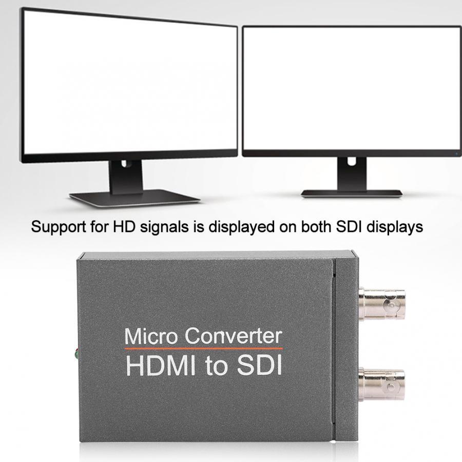 1 HDM In to 2 SDI + SDI Out Mini HD Video Micro Converter Audio Switcher YU