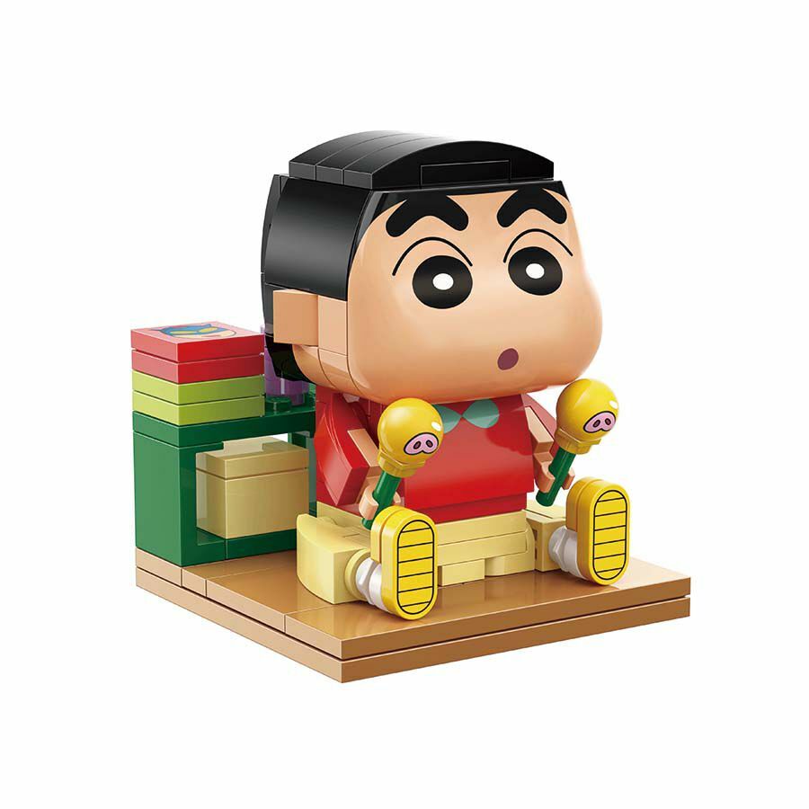 Make stuff '25 aimi ハピハピロンT Keeppley Qman Building Blocks Toy #K20601: Shinchan 