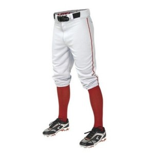 Easton Pro + Knickers White with Red Piping Baseball Pants Adult