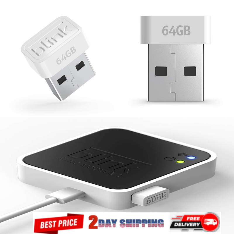 64 GB Blink USB Flash Drive for Local Video Storage with the Blink Sync Module 2