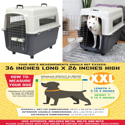 Large travel kennel sale