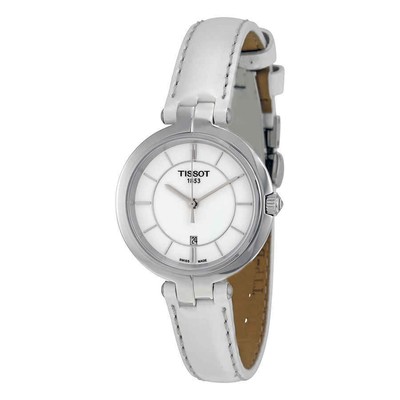 Женские часы Tissot Flamingo с белым циферблатом T0942101601100