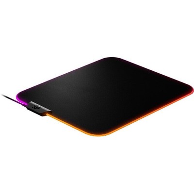 Steelseries 63826 QCK Prism Cloth RGB Gaming Mouse Pad 35''x11'' Anti-Slip Rubber