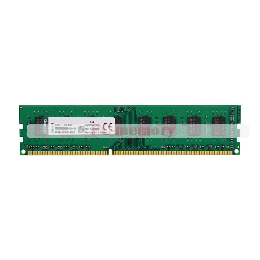 Kingston 16GB 2x8 GB Ram DDR3-1600 PC3-12800 Desktop DIMM Non-ECC