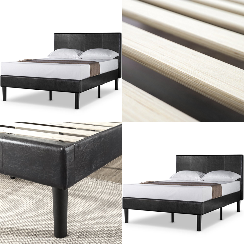 Headboard Steel Slat Support Luxury