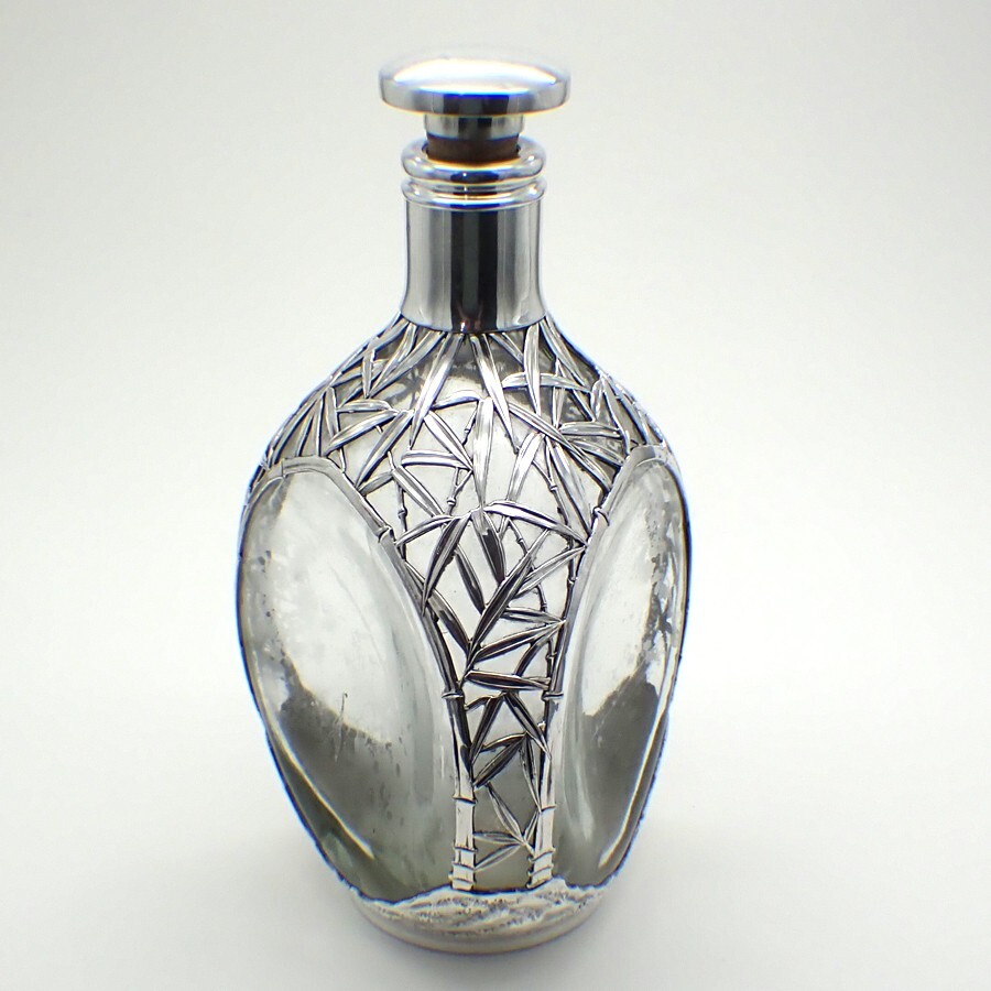 スターリングシルバーオーバーレイ　ガラスデキャンタ　バンブー $_57.JPG?set_id=880000500F