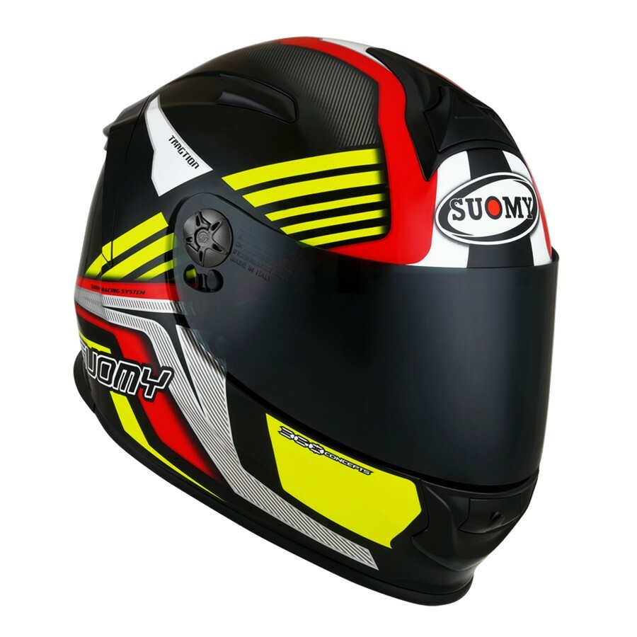 SUOMYスオーミー SR SPORT SSR006F Suomy Sr Sport Attraction Full Face Motorcycle Helmet Red
