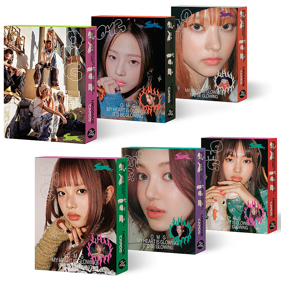 NEWJEANS OMG 1st Single Album MESSAGE CARD Ver./CD+Photo