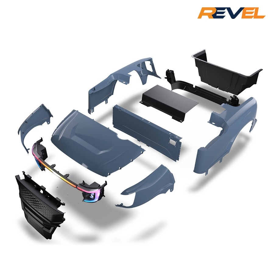 MadJax Aqua Apex Golf Cart Body Kit for 2008-2022 EZGO RXV Golf Carts